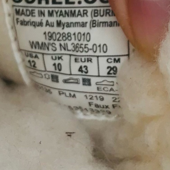 Sorel Women's Nakiska Suede Slide Slippers in Black Size 12 - Picture 3 of 6